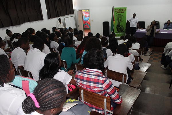 Campanha da União Africana na E.S.Josina Machel